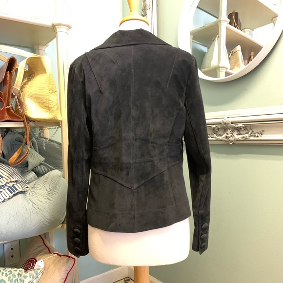 MARGARET GODFREY LEATHER SUEDE JACKET NWOT - Picture 3 of 6